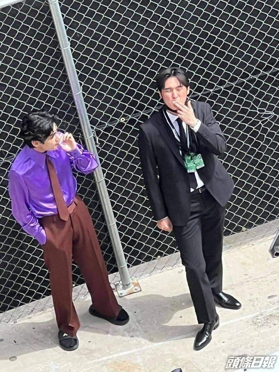 吸煙對健康唔好，V（左）如可以戒煙都是一件好事。